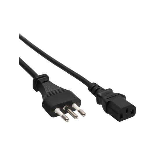 power cable, Italy male / 3pin IEC C13 male