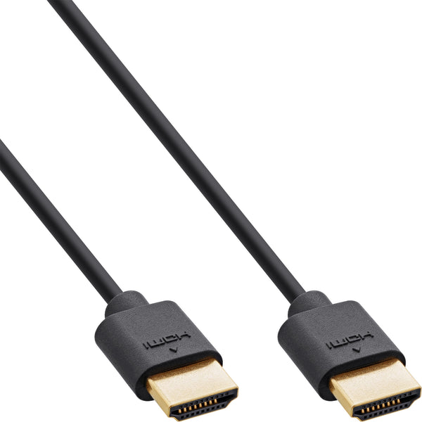 כבל HDMI Slim Ultra High Speed ​​M/M 8K4K ציפוי זהב שחור